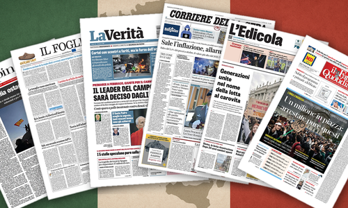 Thumbnail per Inflazione, piazze e politica: i giornali si dividono