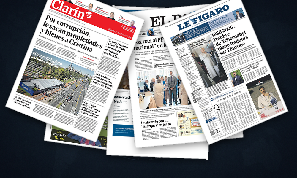 Collage delle prime pagine analizzate: Powell, Iran e scommesse: l’America divisa