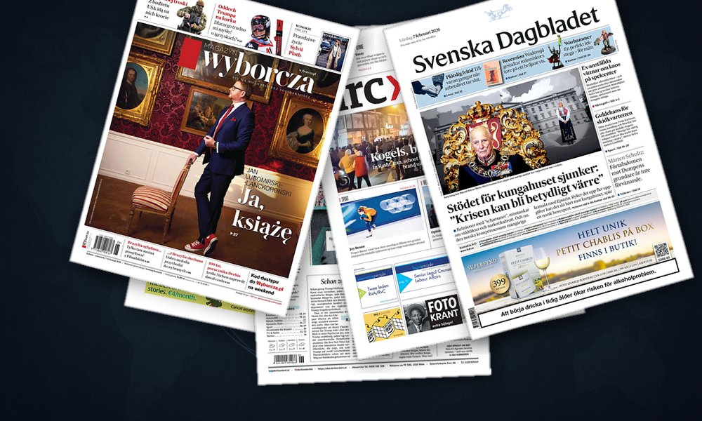 Collage delle prime pagine analizzate: Tra sicurezza, energia e modernizzazione