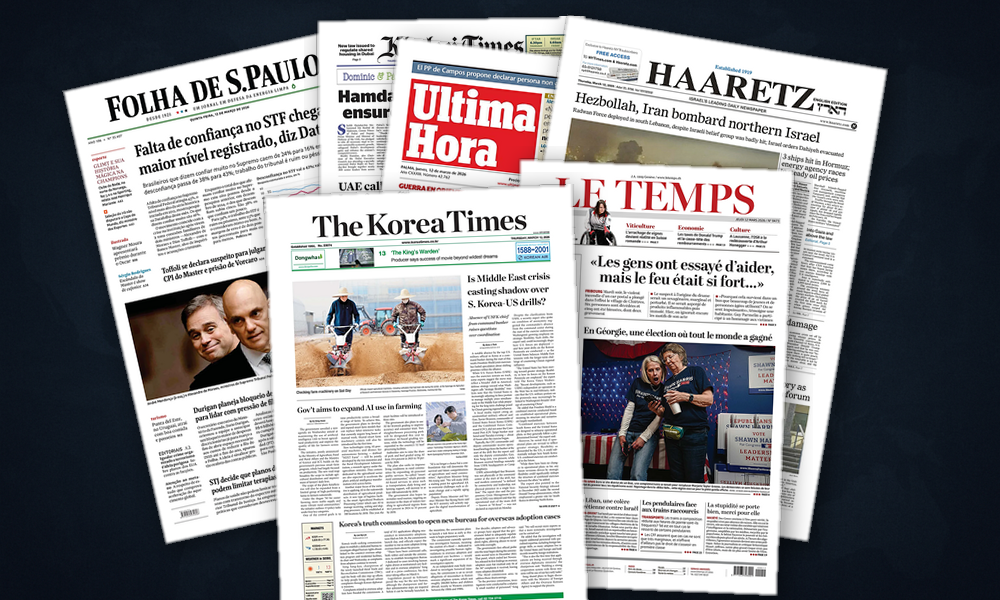 Collage delle prime pagine analizzate: Ormuz e petrolio: l’Asia tra paura e calcoli