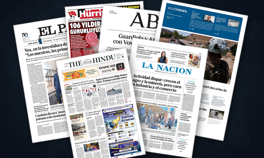 Collage delle prime pagine analizzate: Asia-Pacifico tra crisi, cantieri e riforme