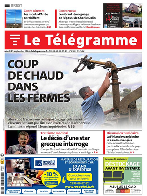 Une de None du jour - Journal régional