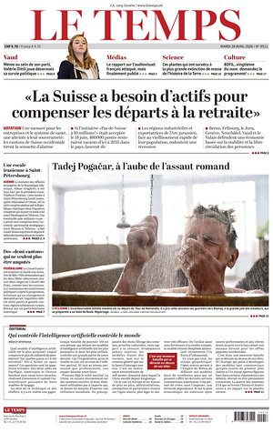 Le Temps prima pagina