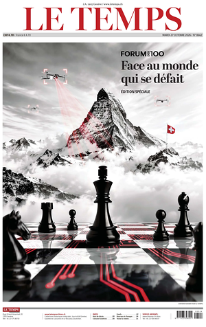 Prima pagina Le Temps di oggi - Quotidiano estero