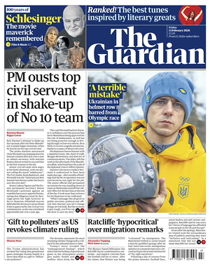 Prima pagina The Guardian di oggi - Quotidiano estero