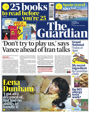 Prima pagina The Guardian di oggi - Quotidiano estero