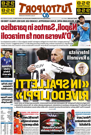 Prima pagina Tuttosport di oggi - Quotidiano sport