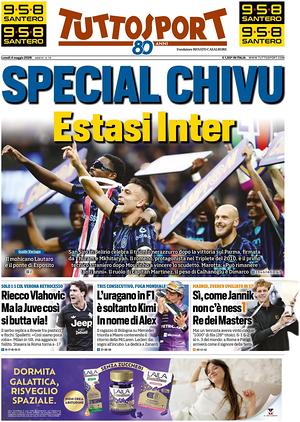 Prima pagina Tuttosport di oggi - Quotidiano sport