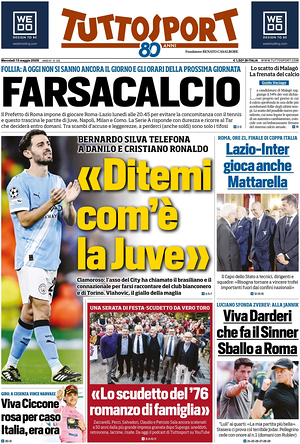 Prima pagina Tuttosport di oggi - Quotidiano sport