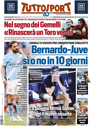 Prima pagina Tuttosport di oggi - Quotidiano sport
