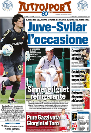 Prima pagina Tuttosport di oggi - Quotidiano sport