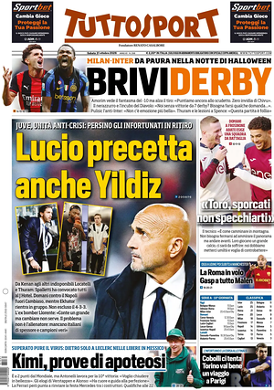 Prima pagina Tuttosport di oggi - Quotidiano sport
