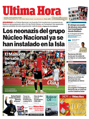 Prima pagina Ultima Hora di oggi - Quotidiano regionale