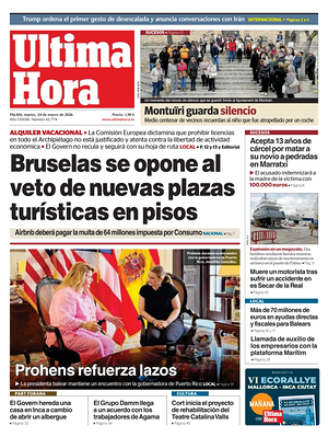Prima pagina Ultima Hora di oggi - Quotidiano regionale