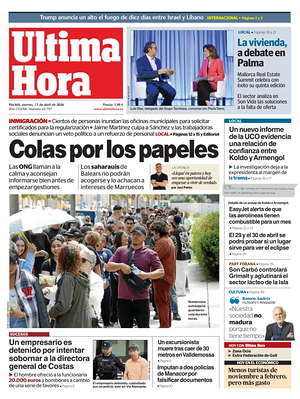 Ultima Hora prima pagina