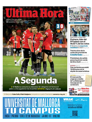 Prima pagina Ultima Hora di oggi - Quotidiano regionale