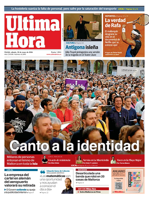 Prima pagina Ultima Hora di oggi - Quotidiano regionale