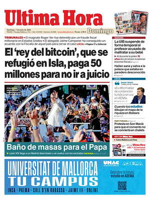 Prima pagina Ultima Hora di oggi - Quotidiano regionale