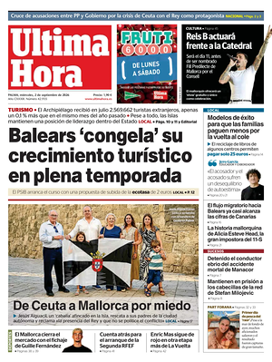 Prima pagina Ultima Hora di oggi - Quotidiano regionale