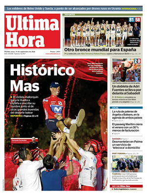 Prima pagina Ultima Hora di oggi - Quotidiano regionale