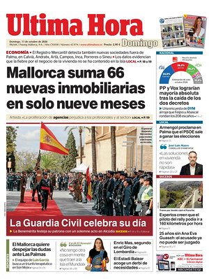 Prima pagina Ultima Hora di oggi - Quotidiano regionale