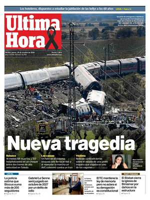 Prima pagina Ultima Hora di oggi - Quotidiano regionale