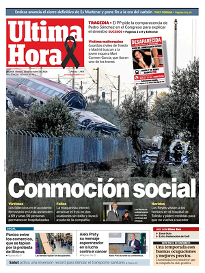 Prima pagina Ultima Hora di oggi - Quotidiano regionale