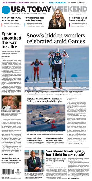 Prima pagina USA TODAY US Edition di oggi - Quotidiano estero