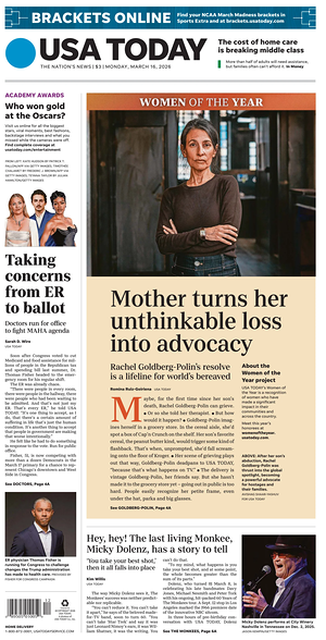 Prima pagina USA TODAY US Edition di oggi - Quotidiano estero