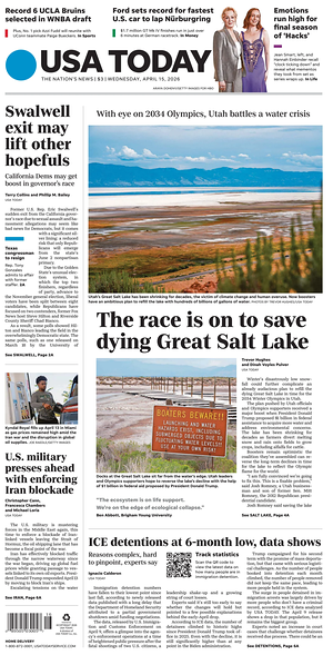 Prima pagina USA TODAY US Edition di oggi - Quotidiano estero