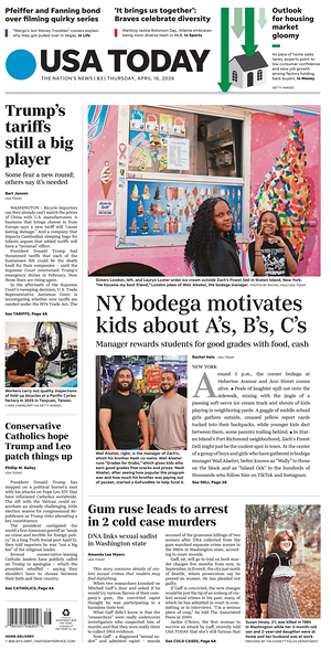 Prima pagina USA TODAY US Edition di oggi - Quotidiano estero