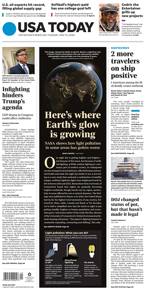 Prima pagina USA TODAY US Edition di oggi - Quotidiano estero