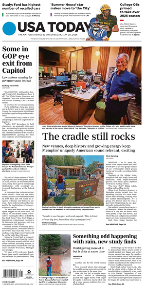 Prima pagina USA TODAY US Edition di oggi - Quotidiano estero