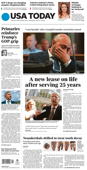 Prima pagina USA TODAY US Edition di oggi - Quotidiano estero