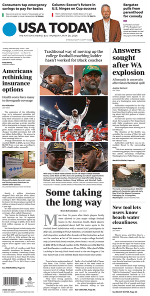 Prima pagina USA TODAY US Edition di oggi - Quotidiano estero