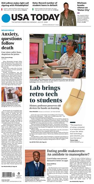 Prima pagina USA TODAY US Edition di oggi - Quotidiano estero