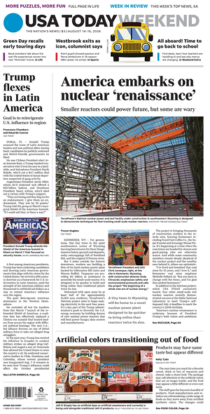 Prima pagina USA TODAY US Edition di oggi - Quotidiano estero