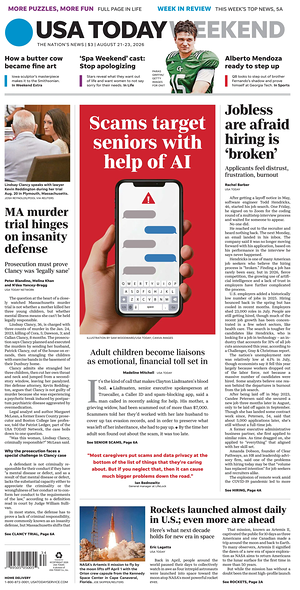 Prima pagina USA TODAY US Edition di oggi - Quotidiano estero