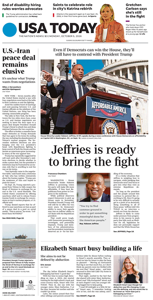 Prima pagina USA TODAY US Edition di oggi - Quotidiano estero