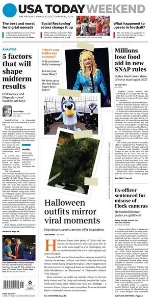Prima pagina USA TODAY US Edition di oggi - Quotidiano estero