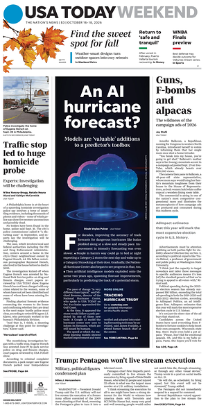 Prima pagina USA TODAY US Edition di oggi - Quotidiano estero