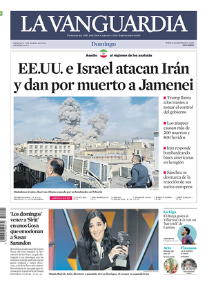 Prima pagina La Vanguardia di oggi - Quotidiano regionale