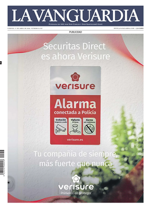 Prima pagina La Vanguardia di oggi - Quotidiano regionale