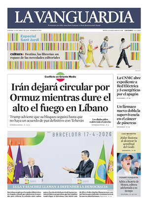 La Vanguardia prima pagina