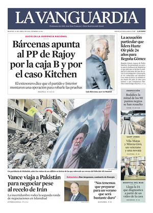 La Vanguardia prima pagina