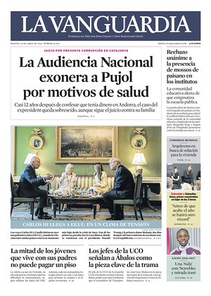 La Vanguardia prima pagina