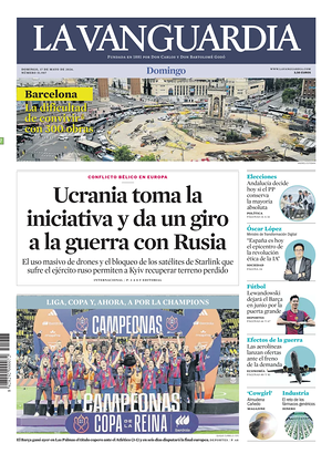 Prima pagina La Vanguardia di oggi - Quotidiano regionale