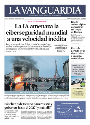 Prima pagina La Vanguardia di oggi - Quotidiano regionale