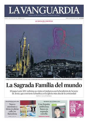 Prima pagina La Vanguardia di oggi - Quotidiano regionale