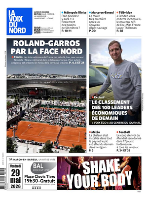 La Voix du Nord front page